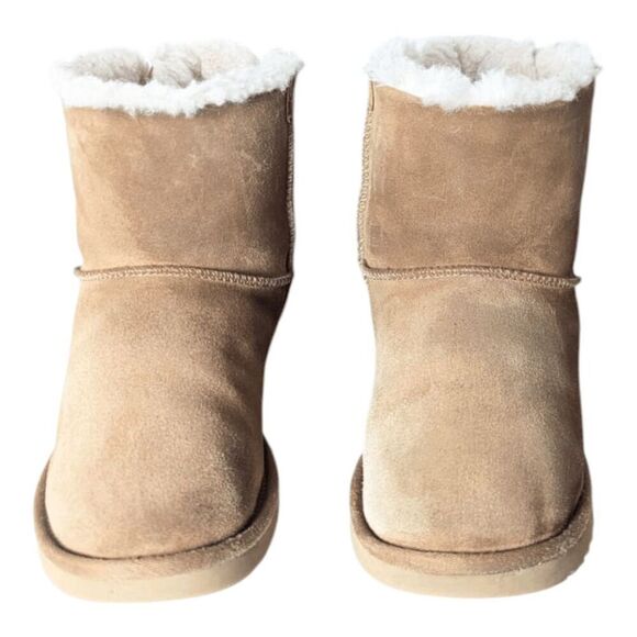 UGG Mini Bailey Bow Corduroy "Chestnut" Winter Boot Size 8 - Picture 4 of 9